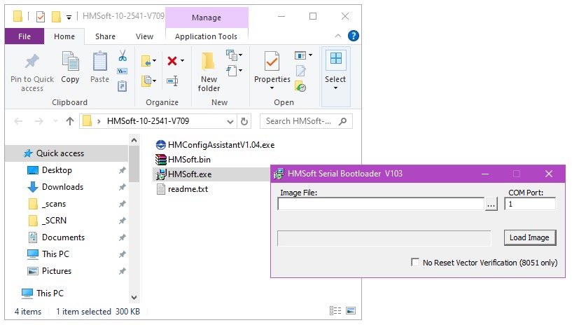 Программа HMSoft uploader