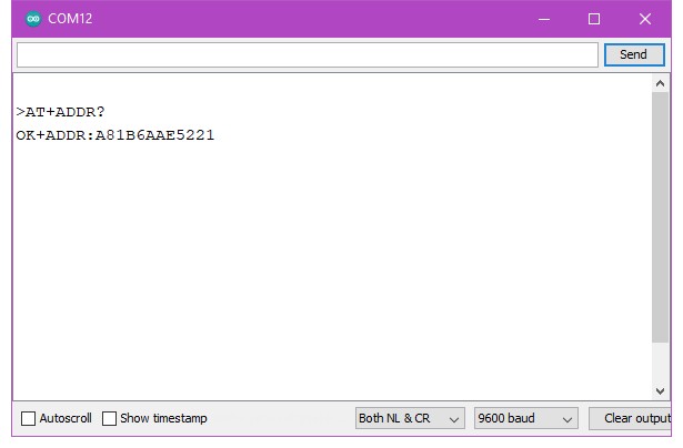 Ответ с MAC-адресом