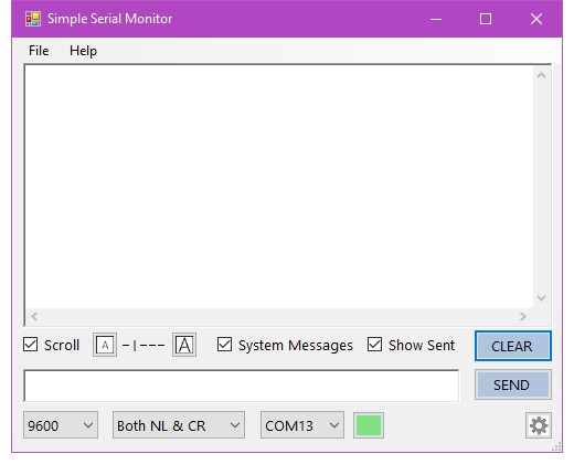 Стартовое сообщение в Serial Monitor