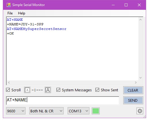 Проверка нового имени