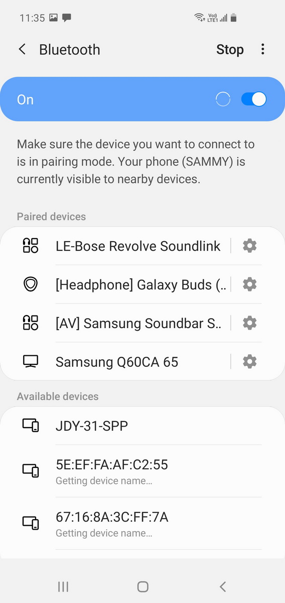 JDY-31 в списке устройств