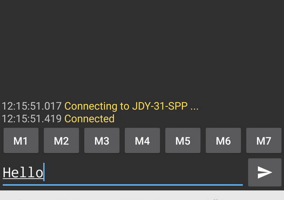 Отправка Hello