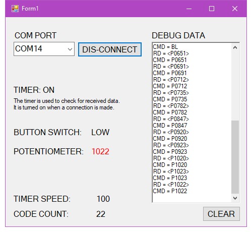Потенциометр красный