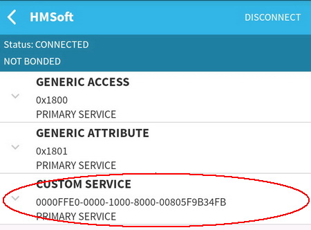 Открытие Custom Service
