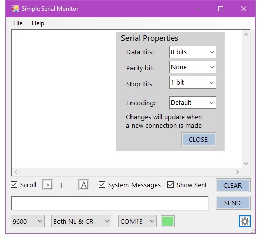 Выдвижная панель настроек
