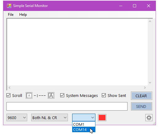 Только что открыт с настройками