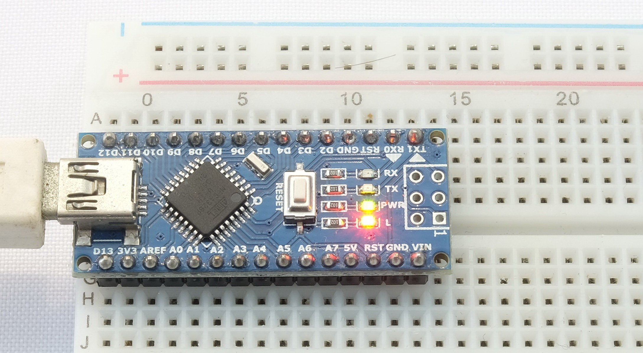 Arduino LED включён