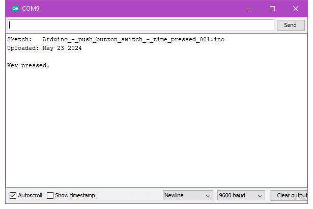 Serial Monitor -- пример вывода 2