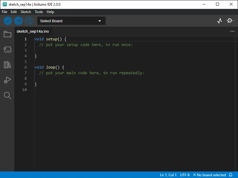 Среда разработки Arduino IDE