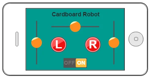 Интерфейс управления RemoteXY