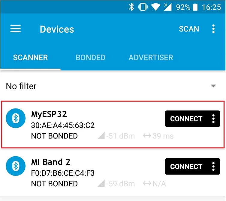 Содержимое файла в Serial Monitor