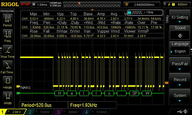Содержимое файла в Serial Monitor