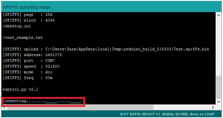 Открытие Serial Monitor
