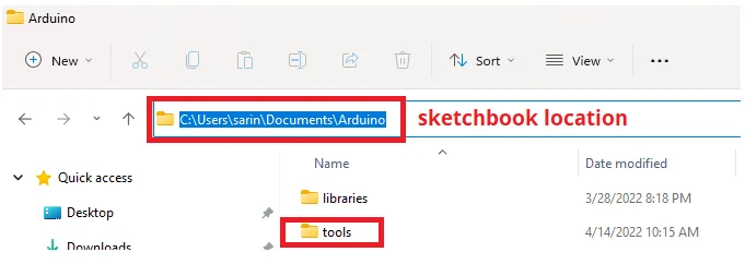 Открытие Serial Monitor