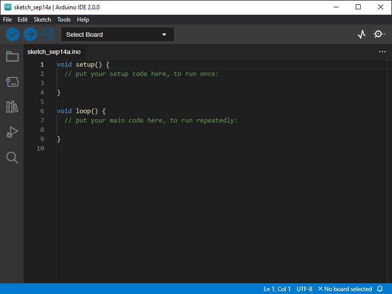 Среда разработки Arduino IDE