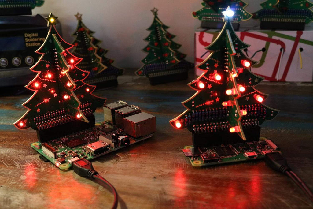 Готовая 3D-ёлка для Raspberry Pi
