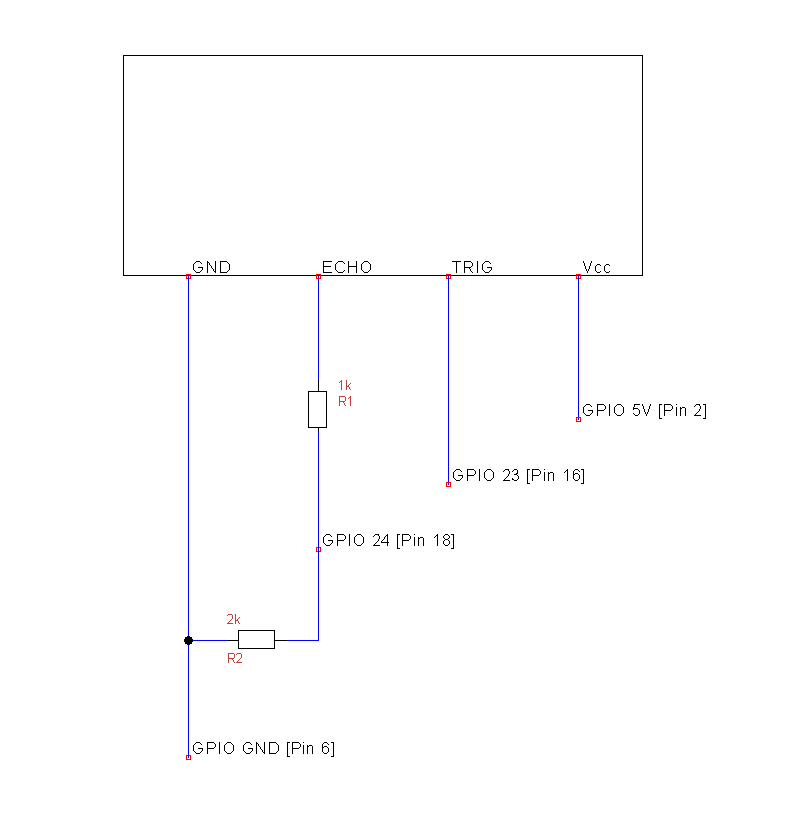 Схема подключения выводов Raspberry Pi