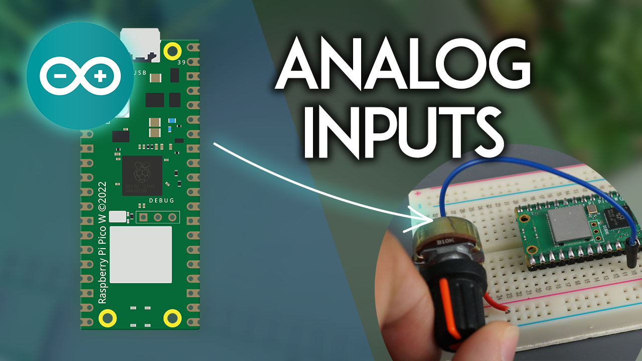 Raspberry Pi Pico - чтение аналоговых входов в Arduino IDE