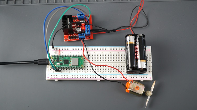 Создание модуля MicroPython для управления DC мотором