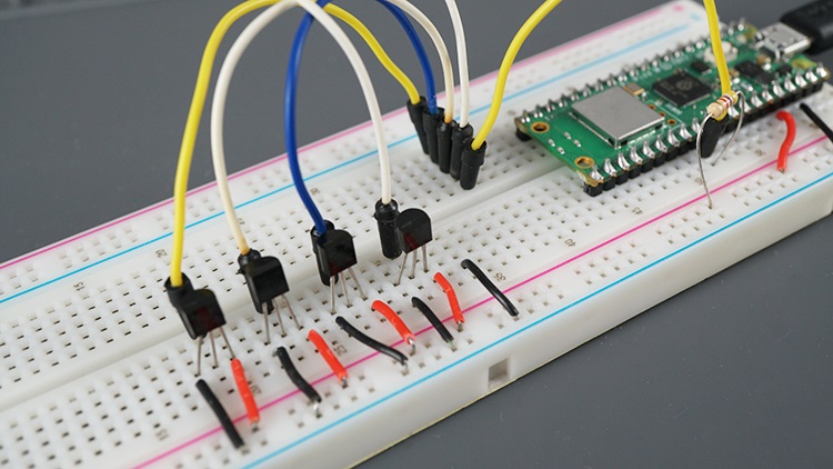 Raspberry Pi Pico с несколькими датчиками температуры DS18B20