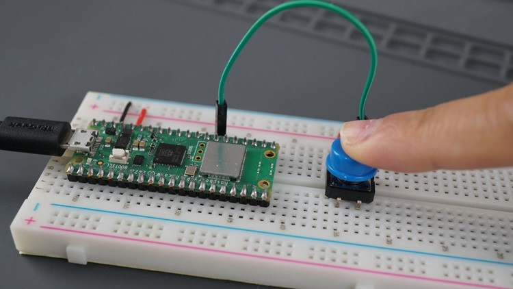 Raspberry Pi Pico обнаружение нажатия кнопки