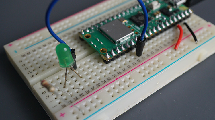 Raspberry Pi Pico светодиод ШИМ — выключен