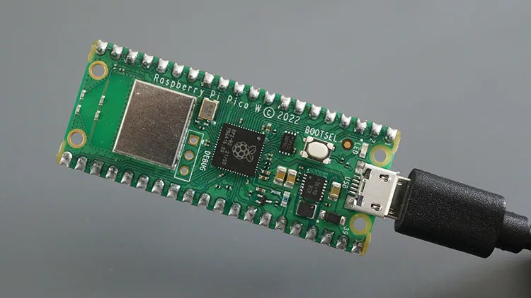 Raspberry Pi Pico W - встроенный светодиод выключён