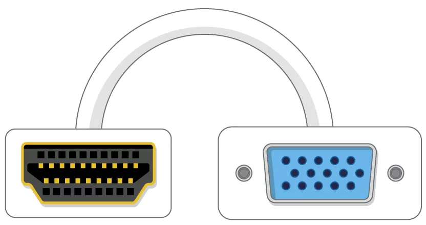 Адаптер HDMI-VGA
