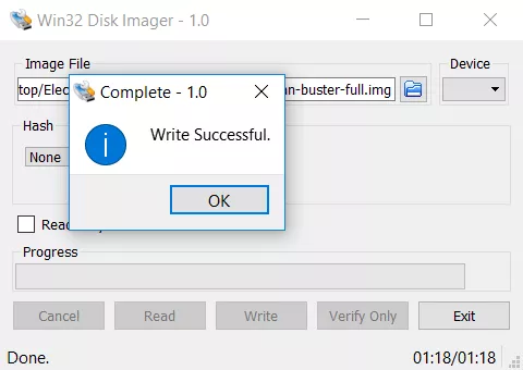 Write Successful