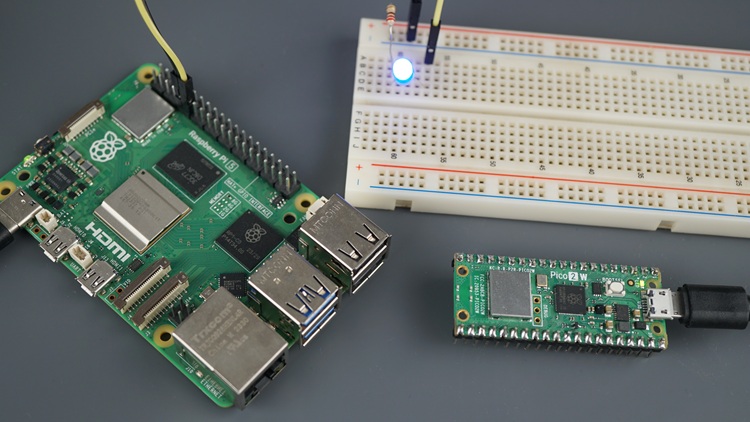BLE-связь между RPi и RPi Pico