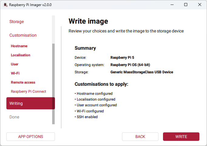 Raspberry Pi Imager — запись образа