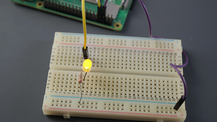 Raspberry Pi мигание светодиодом