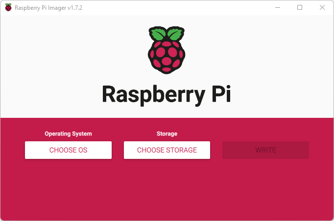 Программа Raspberry Pi Imager