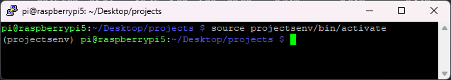 Активация виртуального окружения Python 3
