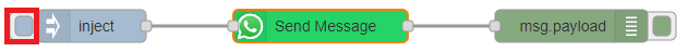 Запуск потока WhatsApp в Node-RED