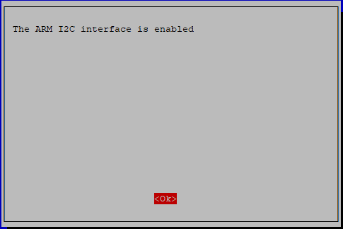 Raspberry Pi - связь I2C включена