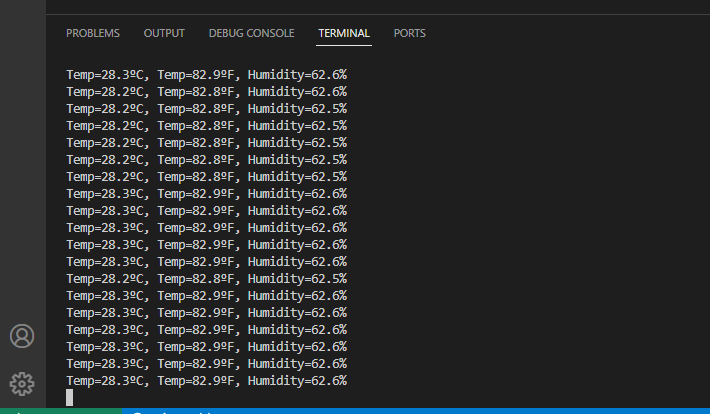 Raspberry Pi — вывод показаний температуры и влажности датчика DHT22 DHT11