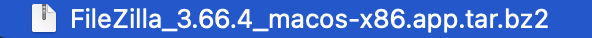 Открытие установочного файла FileZilla File Transfer Protocol FTP Client