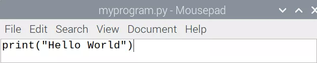 Редактирование файла Python