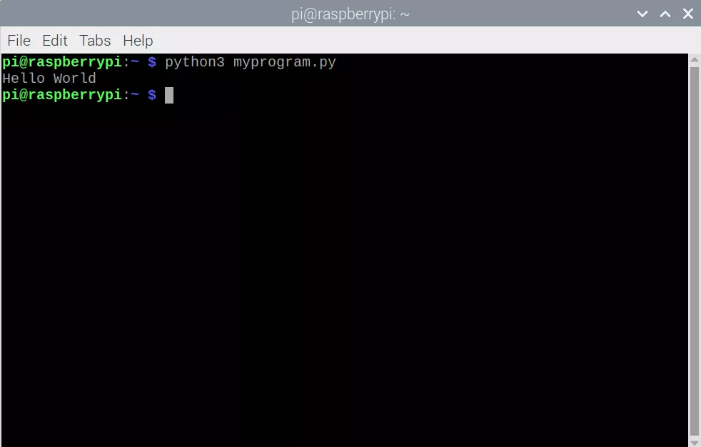 Запуск программы Python в терминале